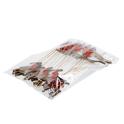 Floristik24 Robinas ant pagaliuko 7,5cm 16 vnt