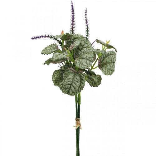 daiktų Dirbtinio šilko gėlės, šalavijas kekėje, šalavijo šilko žiedas violetinis L28cm 4vnt