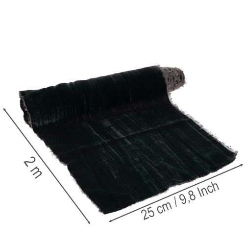 Dekoratyvinė aksominė juostelė kaip stalo takelis, ritinėlis 25 cm x 2 m | Floristik24.lt