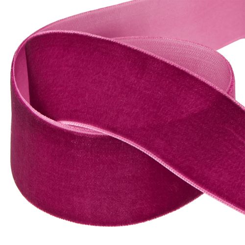 daiktų Aksominė juostelė dekoratyvinė juostelė aksominė dovanų juostelė Erika 40mm 8m