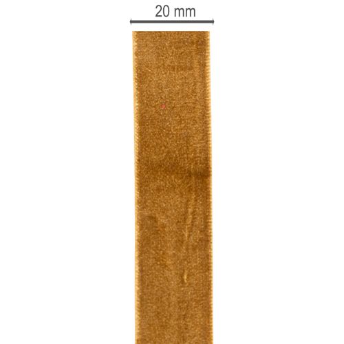 Dekoratyvinė aksominė juostelė ritinėlyje, puiki dovanų pakuotė, 20 mm x 10 m | Floristik24.lt