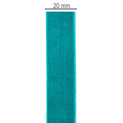 Dekoratyvinė aksominė juostelė dekoravimui, 20 mm pločio, 10 m ilgio | Floristik24.lt