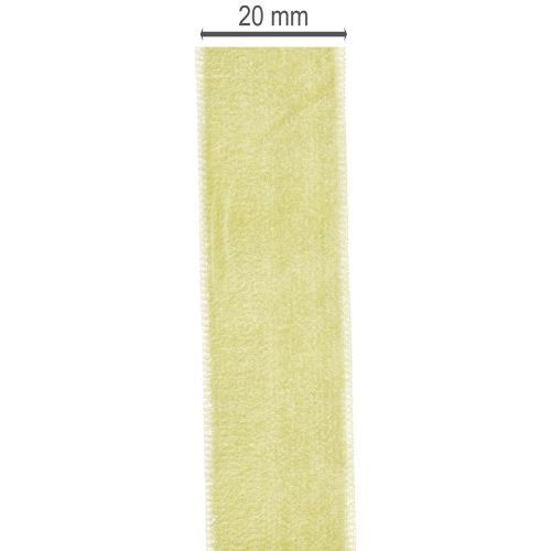 Dekoratyvinė aksominė juostelė dovanų pakavimui ant ritinėlio, 20 mm pločio, 10 m ilgio | Floristik24.lt