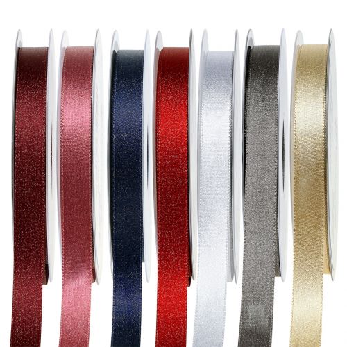 Satino juostelė su žėručiu 10mm 20m