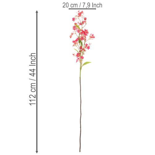 Dirbtinai žydinčios Oncidium orchidėjos šakelės dekoracija 112 cm 3 vnt. | Floristik24.lt