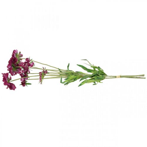 Floristik24 Skaudų dirbtinė gėlė rožinė vasarinė gėlė H64cm ryšulėlis 3vnt