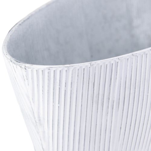 daiktų Ovalus metalinis dubuo iš balto sidabro 32,5cm/37cm rinkinys iš 2 vnt