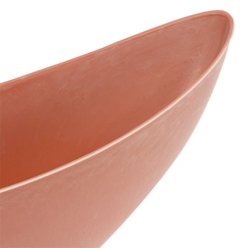 daiktų Plastikinis dubuo šviesiai oranžinis 39cm x 13cm H13cm, 1vnt