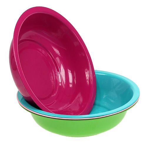 Floristik24 Dekoratyvinis dubuo spalvotas. Ø29cm 4vnt
