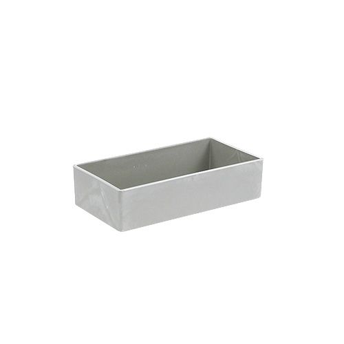 Dubuo kvadratinis pilkas 20cm x 10,5cm H5cm, 1vnt