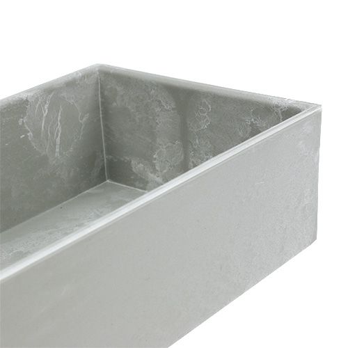 daiktų Dubuo kvadratinis pilkas 41,5 cm x 10,5 cm H5 cm