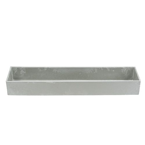 daiktų Dubuo kvadratinis pilkas 41,5 cm x 10,5 cm H5 cm