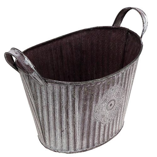Floristik24 Dubuo ovalus 22cm x 16cm H15cm violetinis