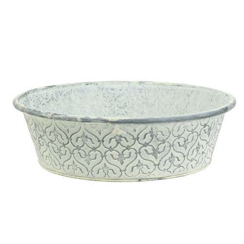 Cinko dubuo išskalbtas dekoro kremu Ø28cm H8cm | Floristik24.lt