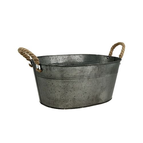 Floristik24 Dubuo senovinis ovalus 28 x 17cm H12cm 2vnt