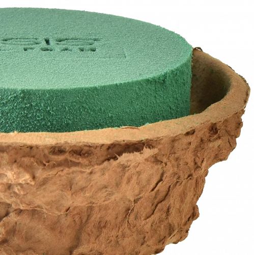 daiktų Dubeninių gėlių kompozicija šlapias gėlių putas H6cm Ø14cm 4 vnt