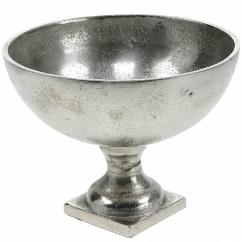 Floristik24 Dubuo su kojele sidabrine metaline Ø16cm stalo dekoracija, antikvarine išvaizda