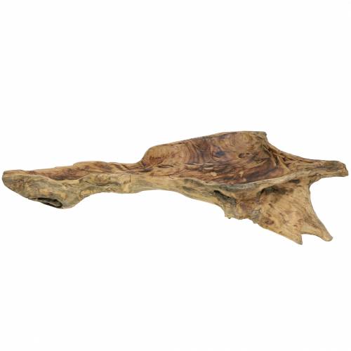 Floristik24 Medinis dubuo su liepsna 70cm x 27cm H12cm