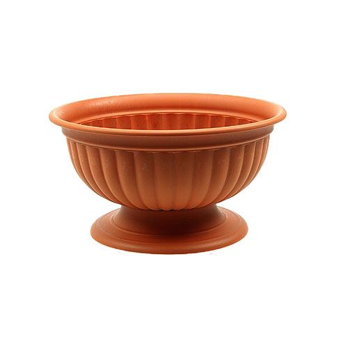 daiktų Dubuo su koja terakotos Ø26cm - 35cm, 1 vnt