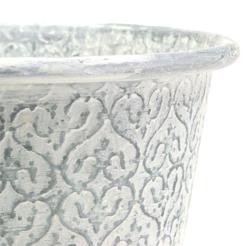 daiktų Planter cinko kubilo kremas 36cm