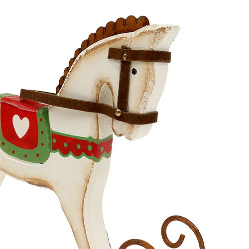 Floristik24 Supamas arkliukas iš medžio L16cm H13cm