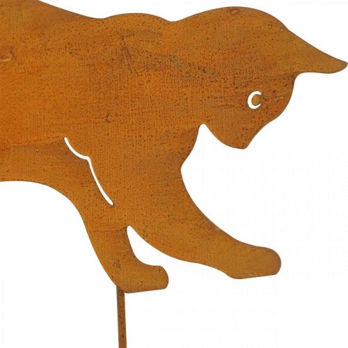 Floristik24 Patina Garden Stake Cat Žaidžia Retro Vintage H41cm