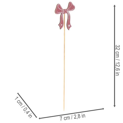 Dekoratyviniai kaspinėliai gėlių skineliai 32 cm 12 vnt. | Floristik24.lt