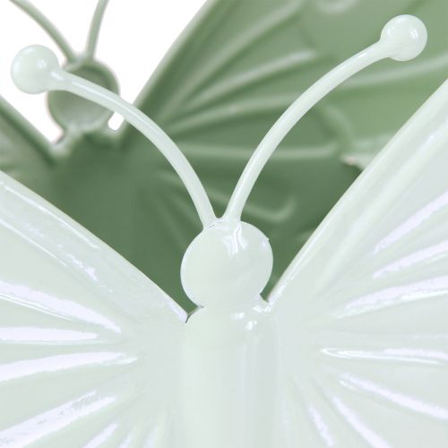 daiktų Butterfly metalinis vazonas žalias 22,5/30 cm 2 vnt