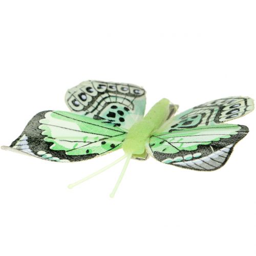 daiktų Deco drugelis ant segtuko rūšiuotas 5cm - 8cm 10vnt