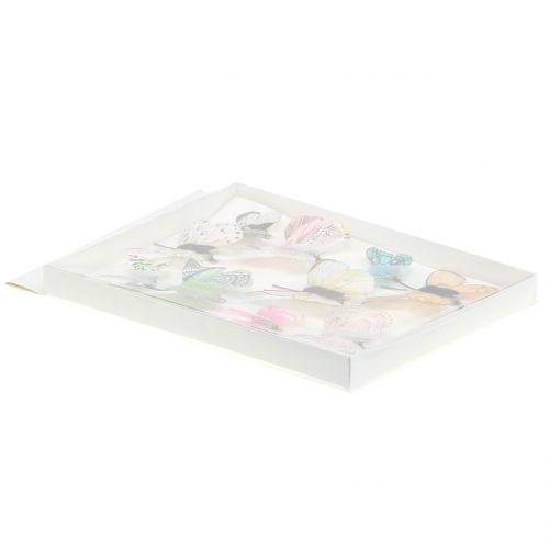 Floristik24 Deco drugelis ant segtuko rūšiuotas 5cm - 8cm 10vnt