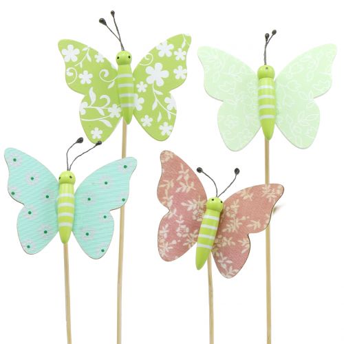 Gėlių smeigės drugelio medis 18cm 12vnt