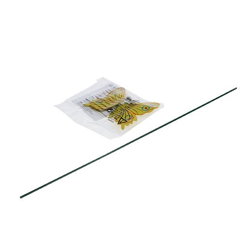 Floristik24 Drugelis ant pagaliuko 8cm Geltona