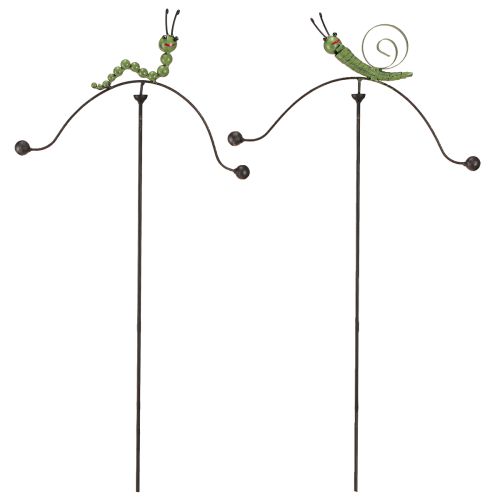 daiktų Sraigė Caterpillar Wind Chime Sodo kuolas metalinis H67cm 2vnt