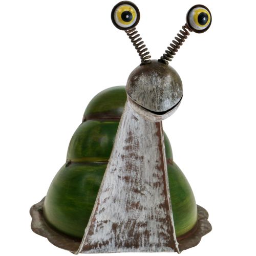 Floristik24 Deco sraigių metalo puošmena figūrėlė sodo puošmena 26x14x20cm