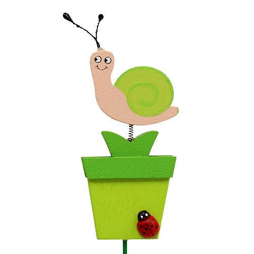 Floristik24 Sraigė vazone 8,5cm L 28cm 16 vnt