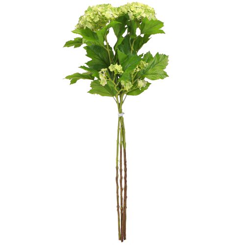 daiktų Sniego gniūžtės dirbtinės gėlės Viburnum dirbtinė žalia 61cm 4 vnt