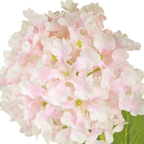 daiktų Sniego gniūžtės augalas Dirbtinės gėlės Rožinė Balta L78cm 2vnt