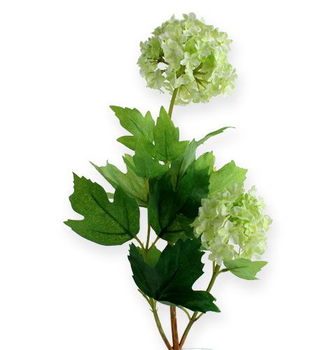 Floristik24 Sniego gniūžtė, šilkinės gėlės baltos 47cm