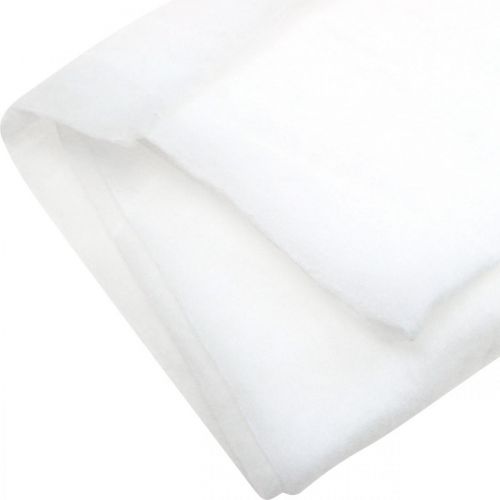 Floristik24 Sniego antklodė deco dirbtinis sniego kilimėlis sniego kilimas baltas 200×50cm