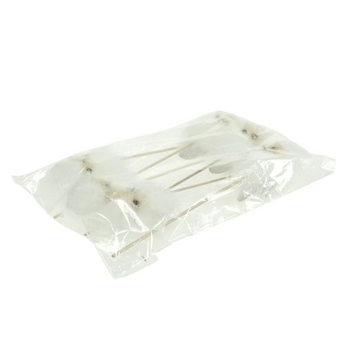 daiktų Snieguolė ant medinio pagaliuko 7cm L28cm 6 vnt