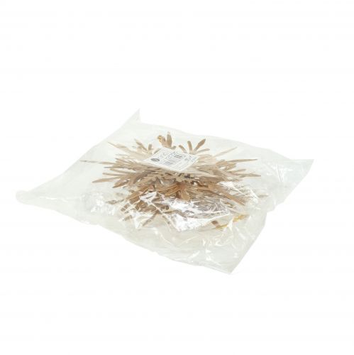 daiktų Snaigė 3D efekto auksinė 16cm x 15,5cm 2 vnt
