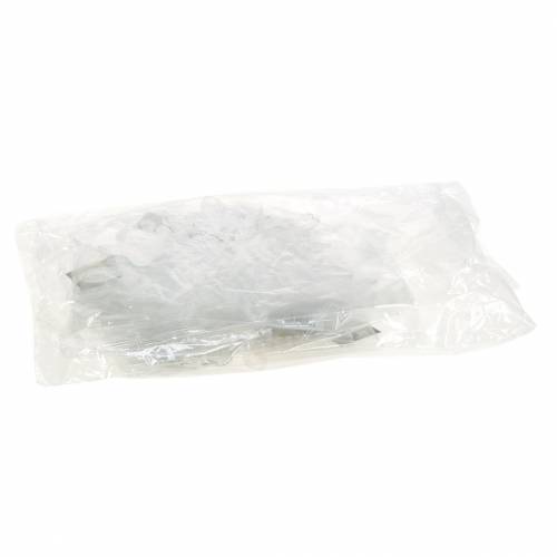 Floristik24 Snaigė pakabinti 14,5cm permatoma, blizganti 12vnt