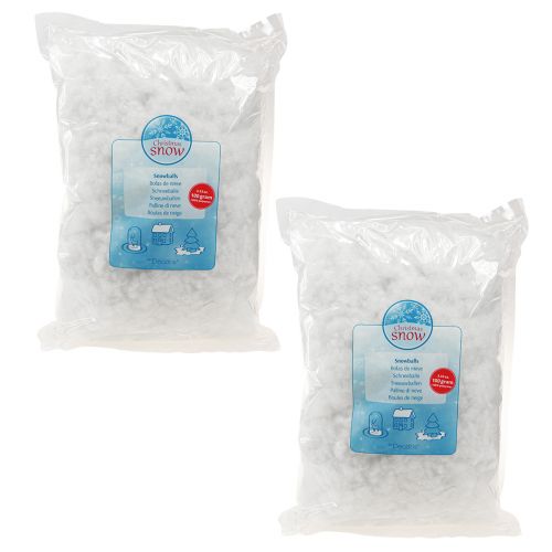 daiktų Snaigės dribsniai Dirbtinė sniego baltutė 100g × 4vnt
