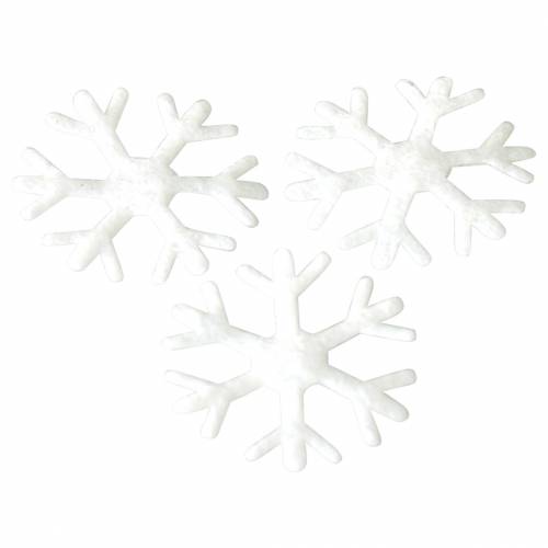 Floristik24 Išmėtytos snaigės baltos Ø17mm 240p