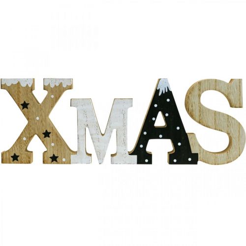 Floristik24 XMAS raidės medinės stovimos medinės raidės gamta 41,5cm