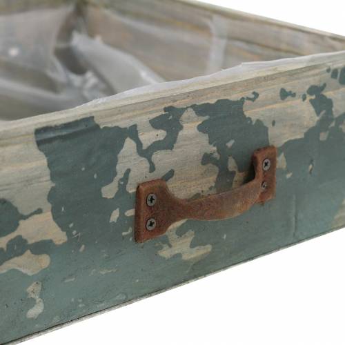 Floristik24 Stalčius senovinei mėlynai medienai sodinti 24 × 22cm