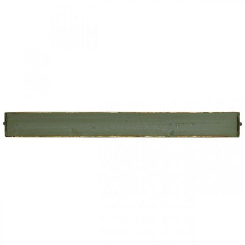 Floristik24 Deco stalčius Vintage Look Medinis padėklas Shabby Green 65 × 11 × 7 cm