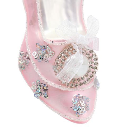 Floristik24 Dekoratyvinės pompos eglutei rožinės spalvos 10cm 2vnt