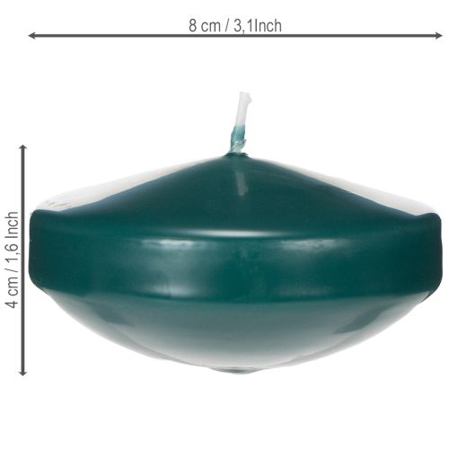 daiktų Plaukiojanti žvakė šventinėms progoms ir atmosferinei dekoracijai, 8 cm, 8 vnt.