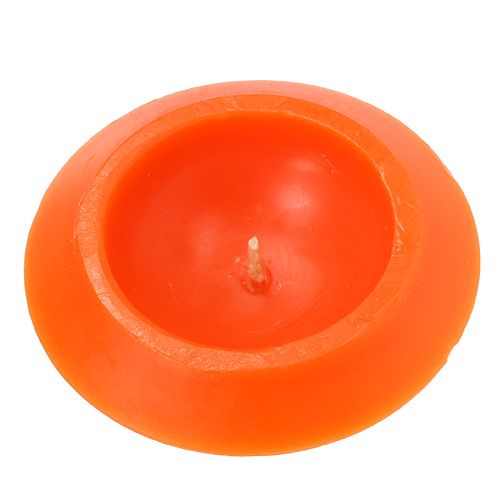daiktų Oranžinė plaukiojanti žvakė Ø13cm
